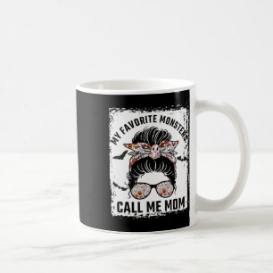 Caneca De Café Meus Monstros Favoritos Me Chamam Mamãe, Manda Mãe