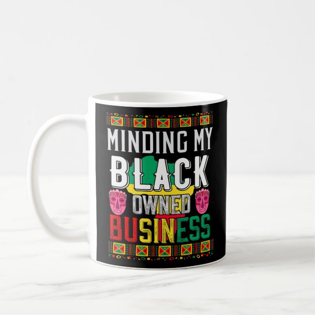 Caneca De Café Meus negros empresários mulheres empresárias (Esquerda)