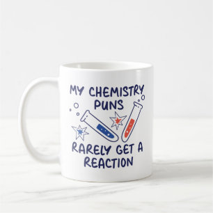 Caneca De Café Meus Peitos De Química Raramente Têm Reação
