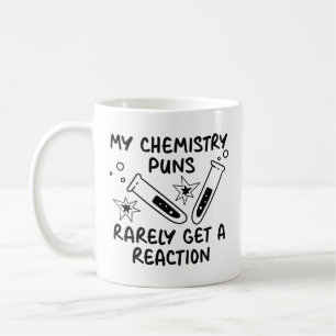 Caneca De Café Meus Peitos De Química Raramente Têm Reação