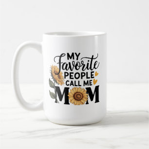 Caneca De Café Meus Pessoas Favoritas Chamam de Mãe Presente Dive