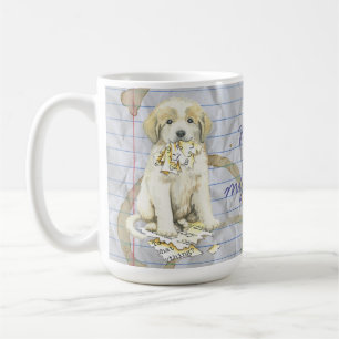 Caneca De Café Meus Pirenéus Excelentes Comeram Meu Plano De Liçã
