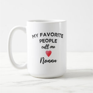 Caneca De Café Meus Queridos Chamam-me Nonna Avó Italiana