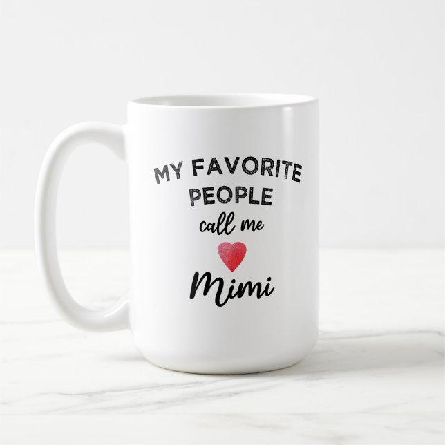 Caneca De Café Meus Queridos Chamam Me Presente para Avó Mimi (Esquerda)