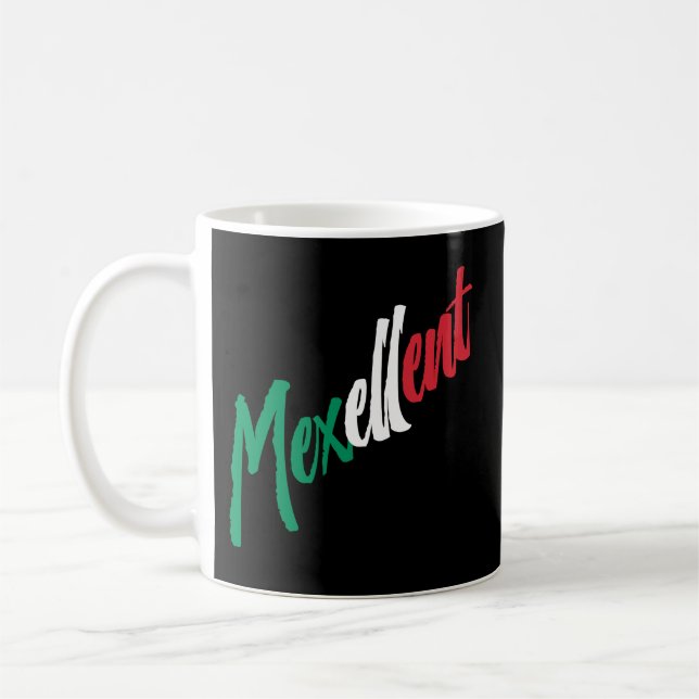 Caneca De Café Mexellent - México e orgulho mexicano (Esquerda)