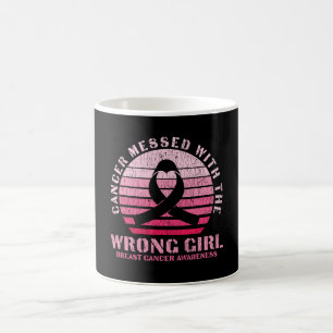 Caneca De Café Mexeu Com a Garota Errada Conscientização do Cânce