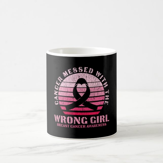 Caneca De Café Mexeu Com a Garota Errada Conscientização do Cânce (Centro)