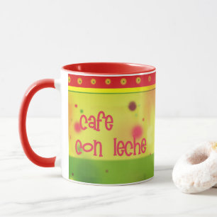 Caneca de Café Mexicana Colorida Design Original