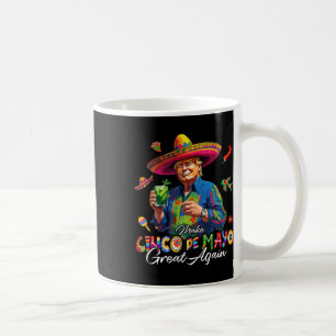 Caneca De Café Mexicano Faça Cinco De Maio Grande Novamente Engra