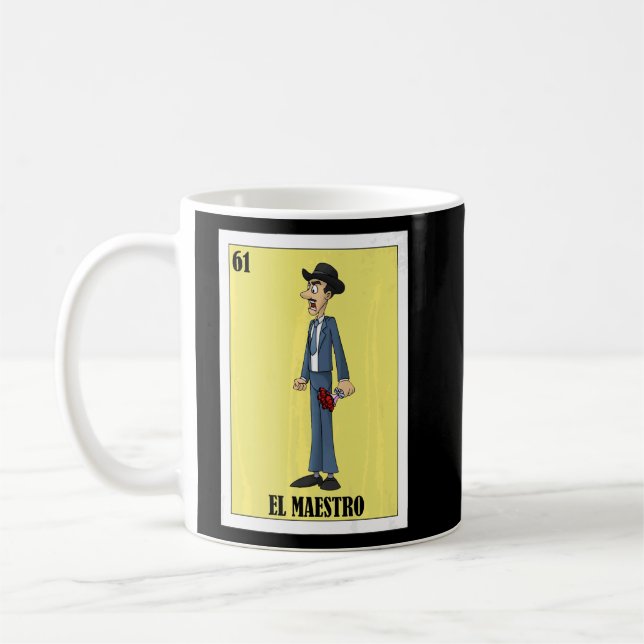 Caneca De Café Mexicano para Professores El Maestro (Esquerda)