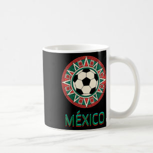 Caneca De Café México Futebol Aztec Sol Mandala Footll