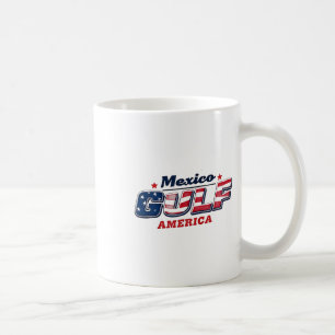 Caneca De Café México Golfo da América do Norte EUA Bandeira Amér