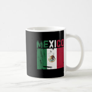 Caneca De Café México Vintage, Chapéu do Orgulho da Bandeira Mexi
