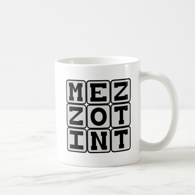 Caneca De Café Mezzotint, Processo de Impressão (Direita)