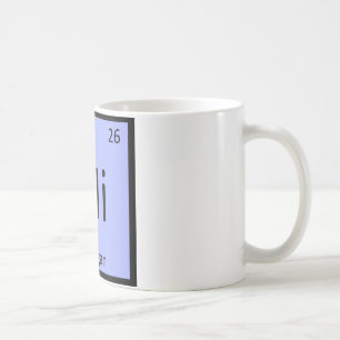 Caneca De Café Mi - Tabela Periódica de Química do Estado de Mich
