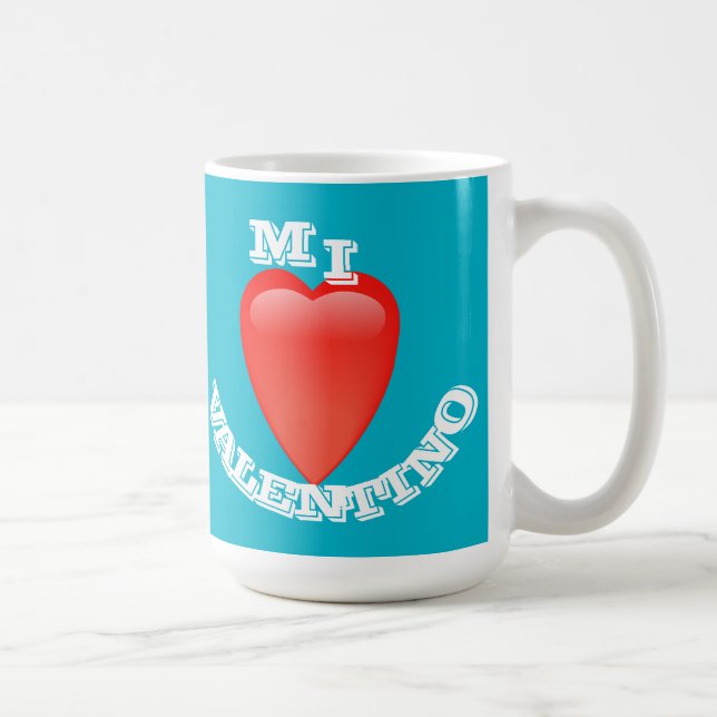 Caneca De Café Mi Valentino (Direita)