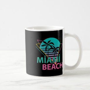 Caneca De Café Miami Beach Flórida Orgulhoso Floridiano Retro Pal