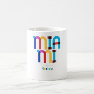 Caneca De Café Miami Flórida Século XX, Arte Pop,