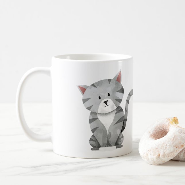 Caneca De Café Miau (Com Donut)