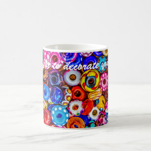 Caneca De Café Miçangas