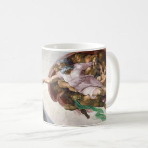 Caneca De Café Michelangelo é a criação de Adão