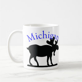 Caneca De Café Michigan Moose