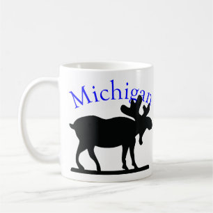 Caneca De Café Michigan Moose
