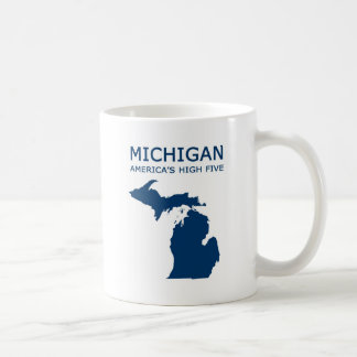 Caneca De Café Michigan. Os cinco altos de América