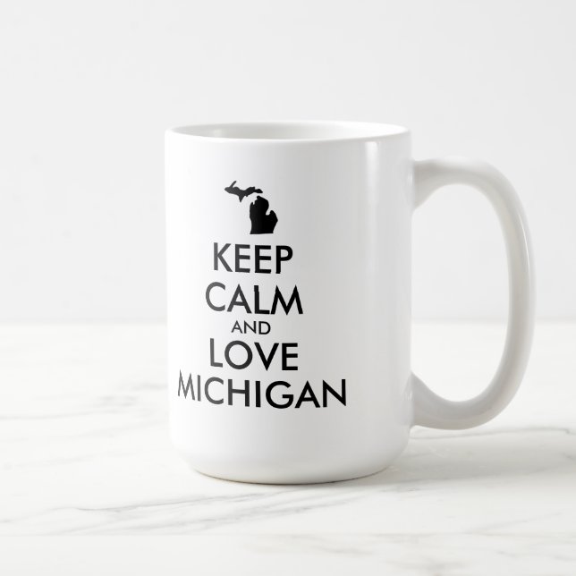 Caneca De Café MICHIGAN personalizável (Direita)
