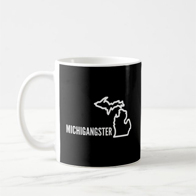 Caneca De Café Michigangster (Esquerda)
