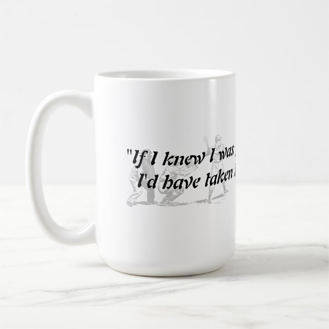 Caneca De Café Mickey Mantle Cita Vida Longa (Esquerda)