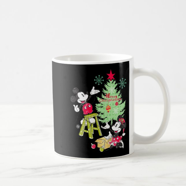Caneca De Café Mickey Minnie Clic Christmas Tree  (Direita)