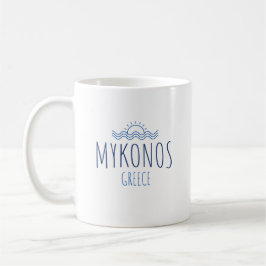 Caneca De Café Miconos Grécia
