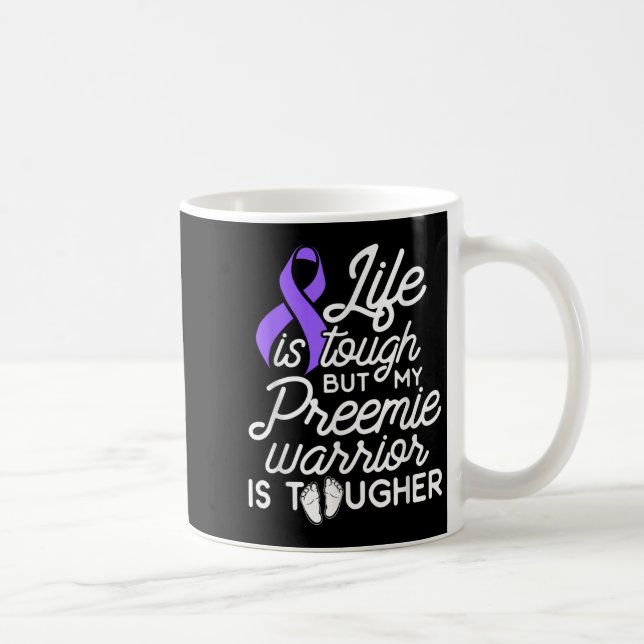 Caneca De Café Micro Preemie Nicu Daddy Mom Tough Premature Birth (Direita)