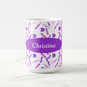 Caneca De Café Microbiologia Personalizada