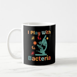 Caneca De Café Microbiólogo Engraçado Vintage Que Eu Brinco Com B