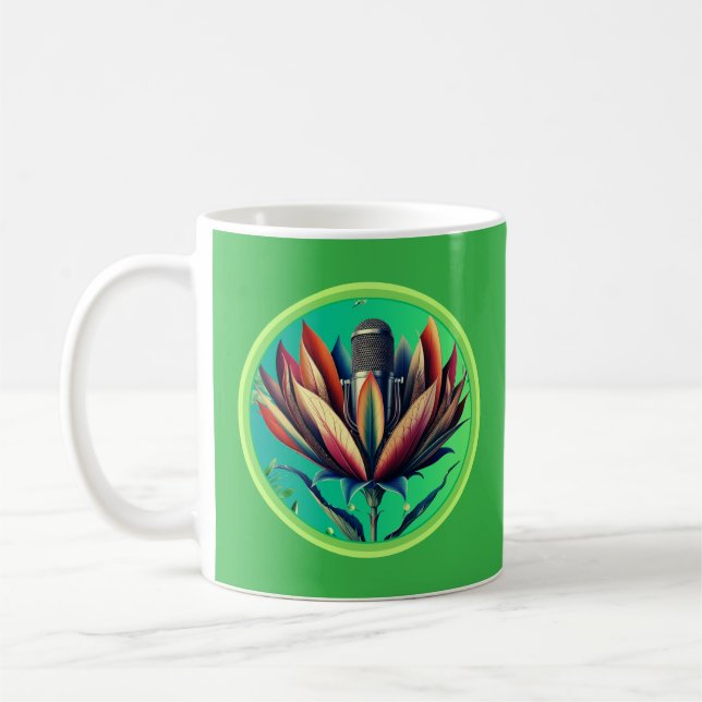 Caneca De Café Microfone Blooming (Esquerda)