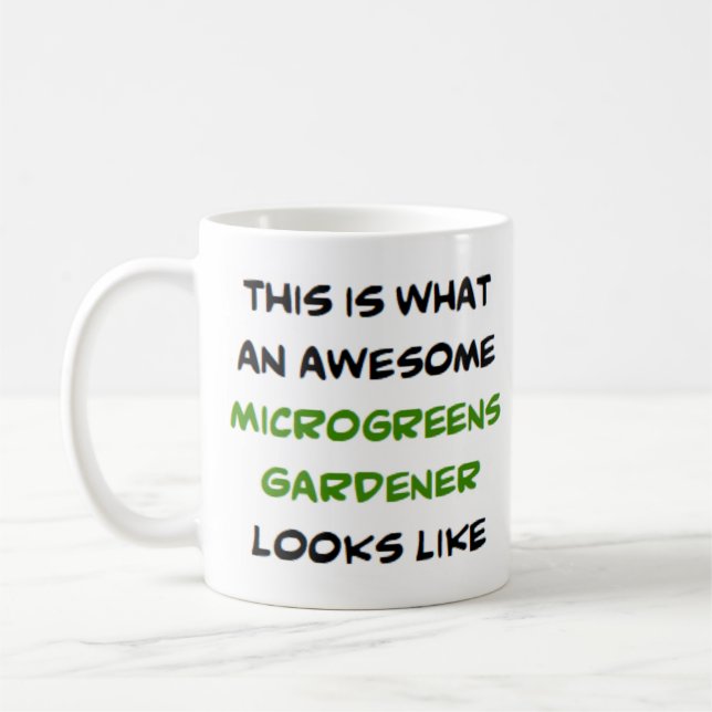 Caneca De Café microgreens jardener, incrível (Esquerda)