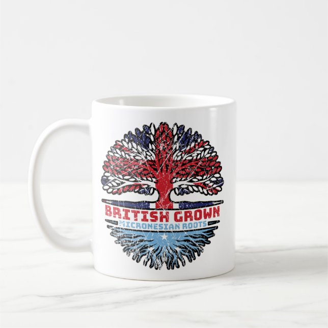 Caneca De Café Micronésia Micronésia Uk Reino Unido (Esquerda)
