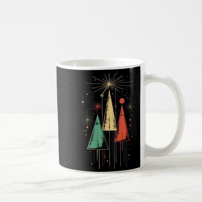 Caneca De Café Mid Century Modern Christmas  (Direita)