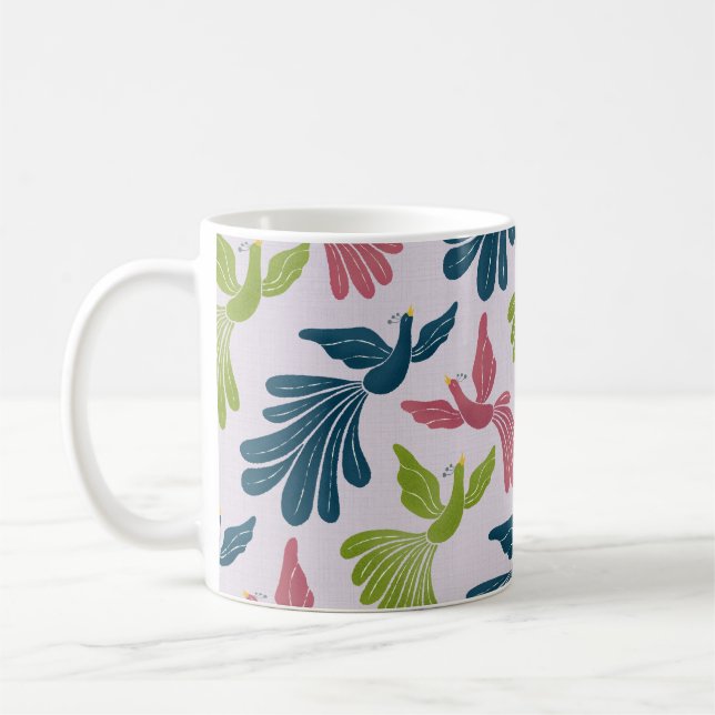 Caneca De Café Mid-Century Modern Firebirds  (Esquerda)