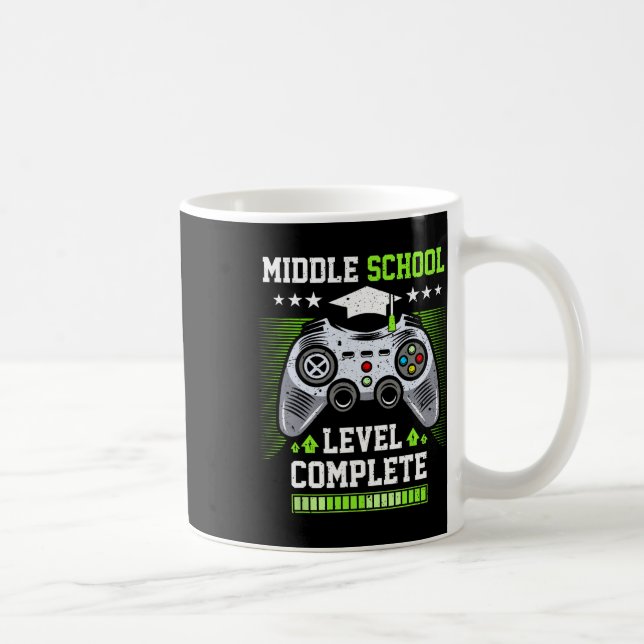 Caneca De Café Middle School Level Complete Graduation Cl 2025 Ga (Direita)