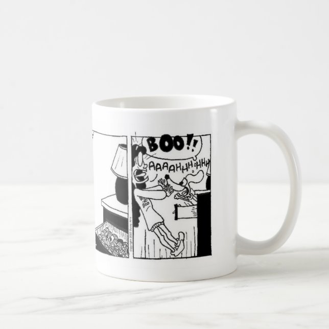Caneca De Café Midge "Da parte de dentro das profundezas argilosa (Direita)