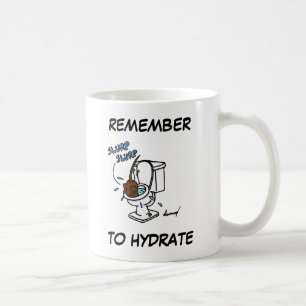 Caneca De Café Midge "Lembrar de hidratar" Mug