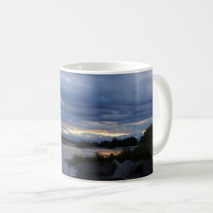 Caneca De Café Midnight Alaska Sunset Coffee Mug