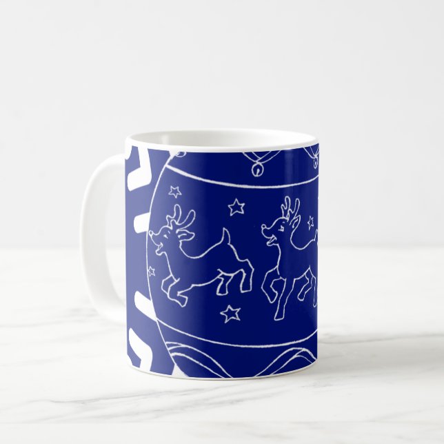Caneca De Café Midnight Baby Reindeer (Frente Esquerda)