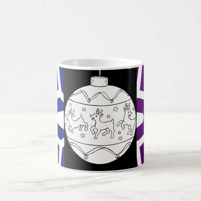 Caneca De Café Midnight Baby Reindeer  (Centro)