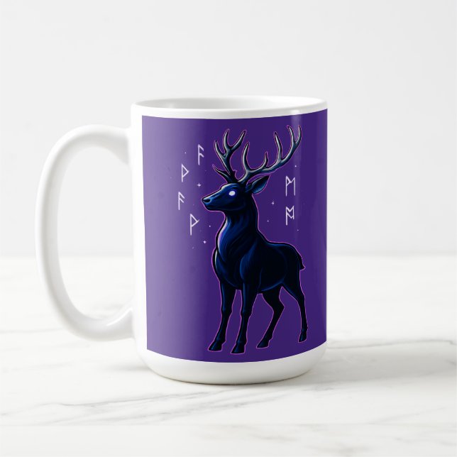 Caneca De Café Midnight Deer Magic (Esquerda)