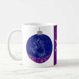 Caneca De Café Midnight Snowman