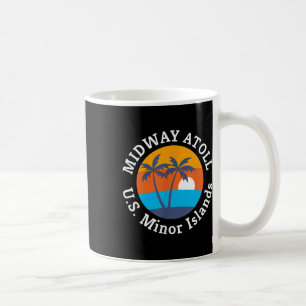 Caneca De Café Midway Atoll Beach Ilhas Menor Vacat